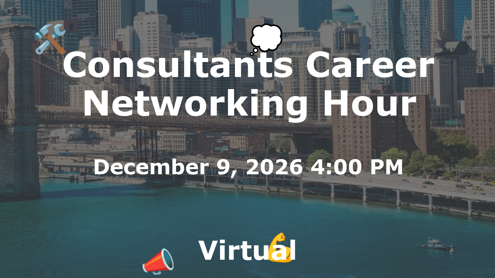Consultants Career Networking Hour event image